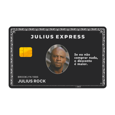 CAPACARD - Película Adesiva Para Cartão - Julius Express CAPACARD - Película Adesiva Para Cartão - Julius Express